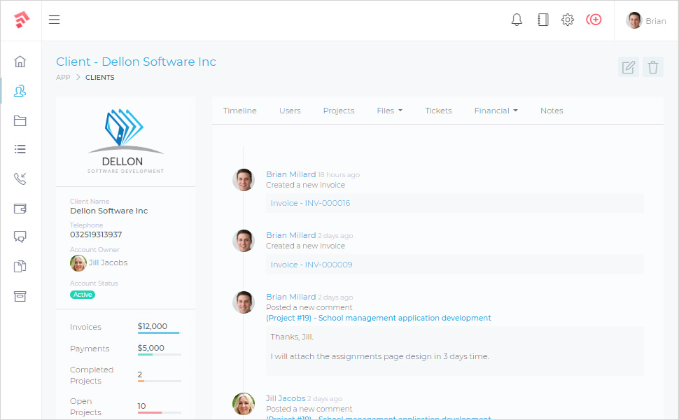 Client Dashboard - Branded Customer Portal