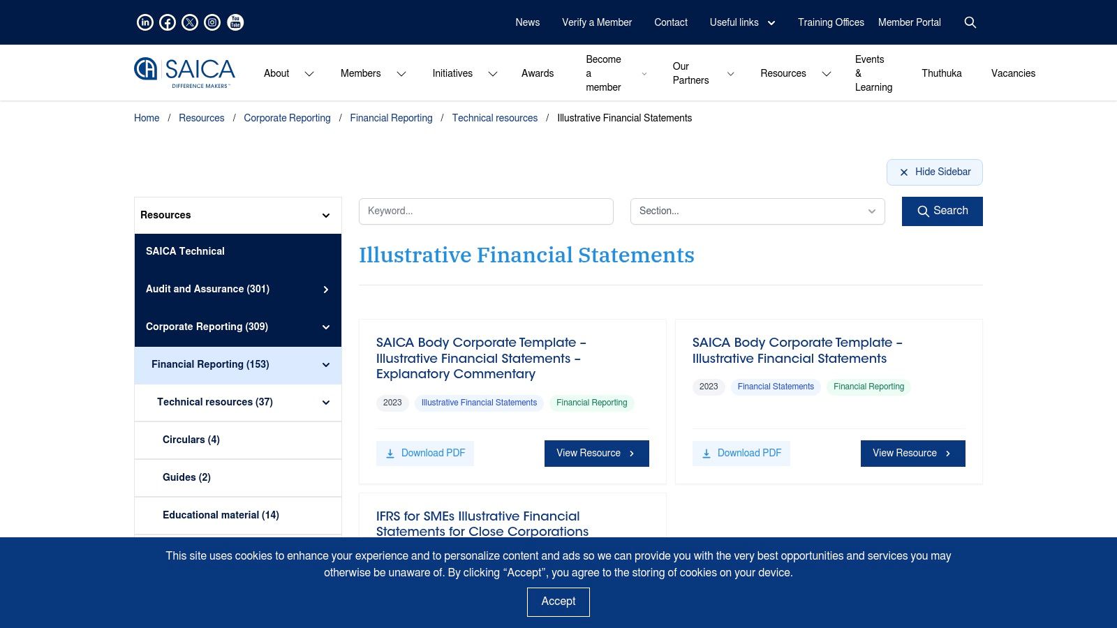 SAICA – Illustrative Financial Statements (South Africa)