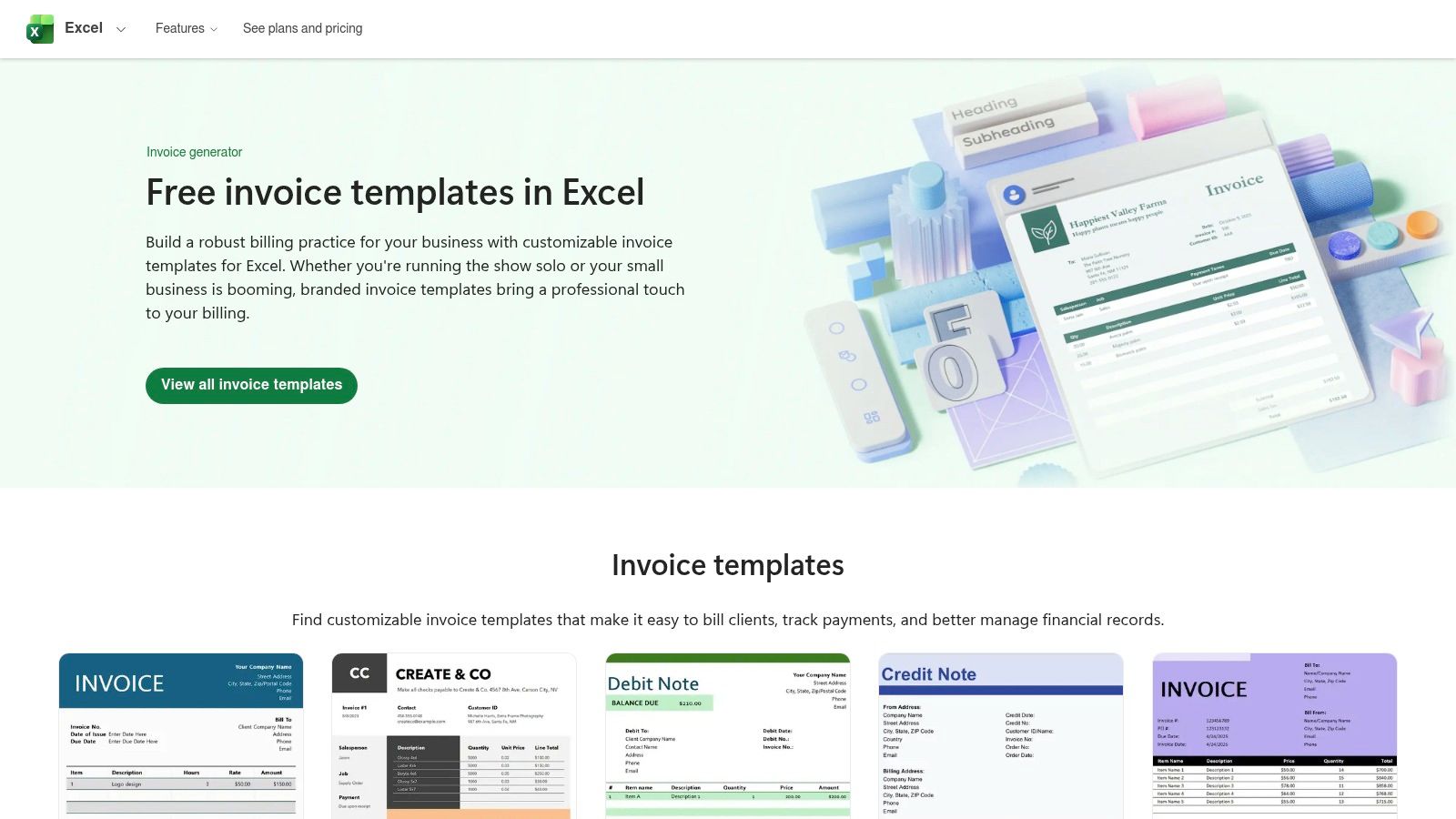 Microsoft Excel/Word Invoice Templates (adaptable to Proforma)